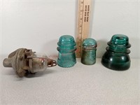 (3) insulators (1) fuel bowl