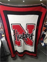 Nebraska Huskers blanket throw