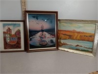 (3) pictures in frames