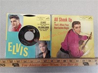 (2) Elvis Presley 45 rpm vinyl record albums