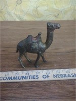 Small cast iron camel Bank