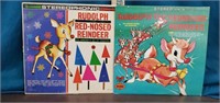 2 Vintage Rudolph the Red Nosed Reindeer