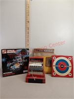 Loc blocks space raider set, metal target, toy