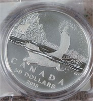 2015 $50 Canada Fine Silver Coin