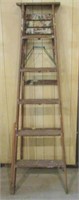Wood 6 Foot Step Ladder "AS IS"