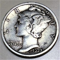 1923 Mercury Dime High Grade