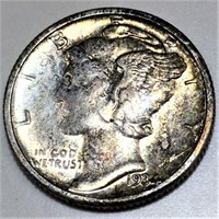 1934-D Mercury Dime AU/BU