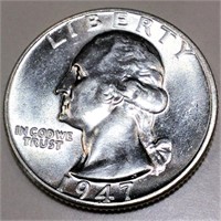 1947 Silver Washington Quarter Uncirculated