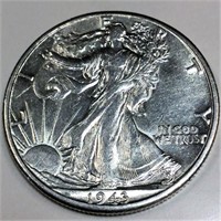 1943-D Walking Liberty Half Dollar Uncirculated