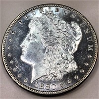 1880-S Morgan Silver Dollar BU Proof Like