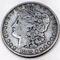 1885-S Morgan Silver Dollar