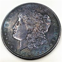 1904-O Morgan Silver Dollar Uncirculated Toned