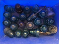 Misc. Glass Insulators and Tote