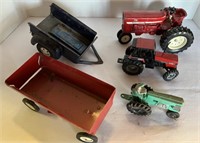 Misc. Metal/Plastic Tractors and Wagons