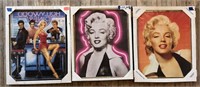 (3) Marilyn Monroe Framed Posters