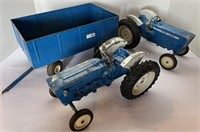 Ford Metal Tractors and Wagon
