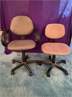 2 Adjustable Office Chairs