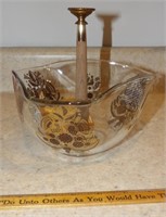Vintage Bowl w/ Gold Decoration