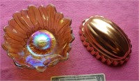 Carnival Glass Bowl / Copper Mold