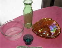 Carnival Glass Dish / Vase / Tealight / Dish