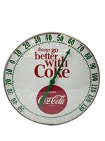 1960's "Things Go Better With Coke" Thermometer