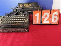 Royal typewriter vintage