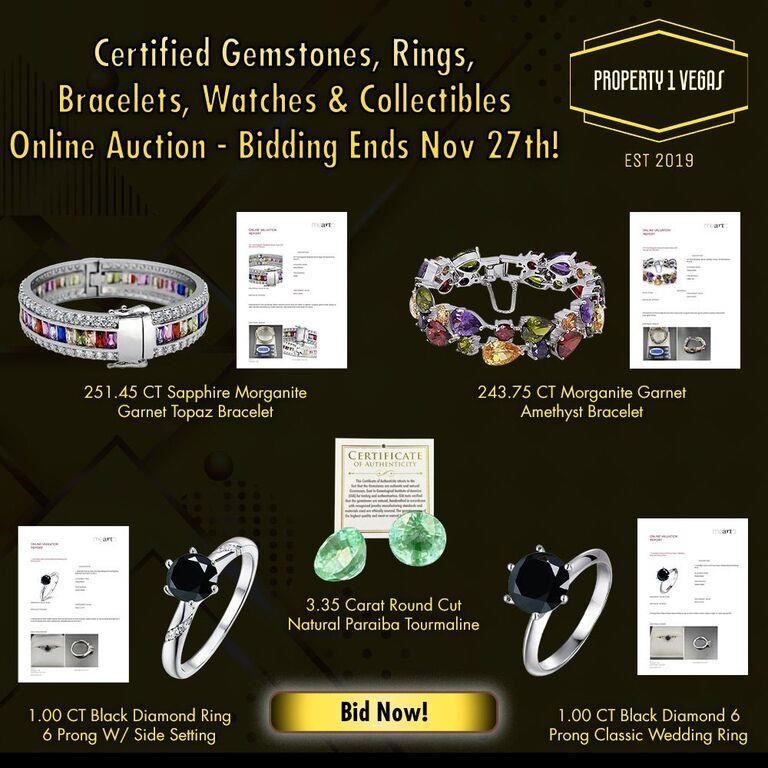  March 21st. No Reserve Certified Gemstones Black Diamonds 2