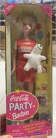 Coca-Cola Party Barbie Doll Mint in box