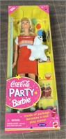 Coke party life Barbie Doll Mint in box