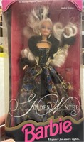 Golden Winter Barbie Doll Mint in box