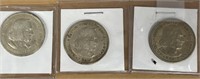 Wheat pennies, Commemorative 1/2 Dollars, Nickel