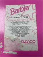 Enesco Barbie as Scarlet, Wooden Music Box