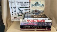 Coffee Table Books Combat Aircraft, WWII,Civil War