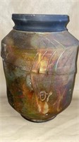 Ceramic Pottery Vase 9-1/2inch tall