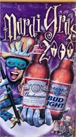 Anheuser Busch Mardi Gras 2000 Tavern Poster