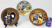 3 Disney Snow White Collector Plates - One Musical