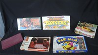 VINTAGE BOARD GAMES-PAC-MAN,DONKEY KONG,BONKERS,+