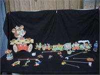 VINTAGE MOBILES,WALL HANGING MICKEY TRAIN & MORE