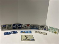 Motorcycle License plates  and more