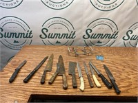 Collection of knives & more