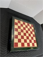 Chess case with Christmas chess pieces