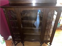 Vintage Glass Front China Cabinet