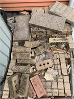 Lot Of Over 20 Bricks And Pavers