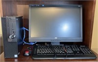 Dell Tower, AOC Monitor and Keyboard