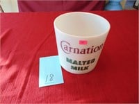 Carnation Malted Milk Container