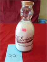 C E Grime's Dairy Bottle