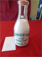 Chearview Farm 100% Jersey Milk Bottle