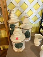 Ceramic Canister Lot