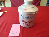 Borden's Malted Milk Container