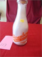 Wesenberg Farm Dairy Bottle